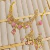 WhatsApp Image 2025-09-20 at 18.18.01_cd0a7306 Elegant Gold-Plated Pink Stone Necklace Set with Earrings & Pendant