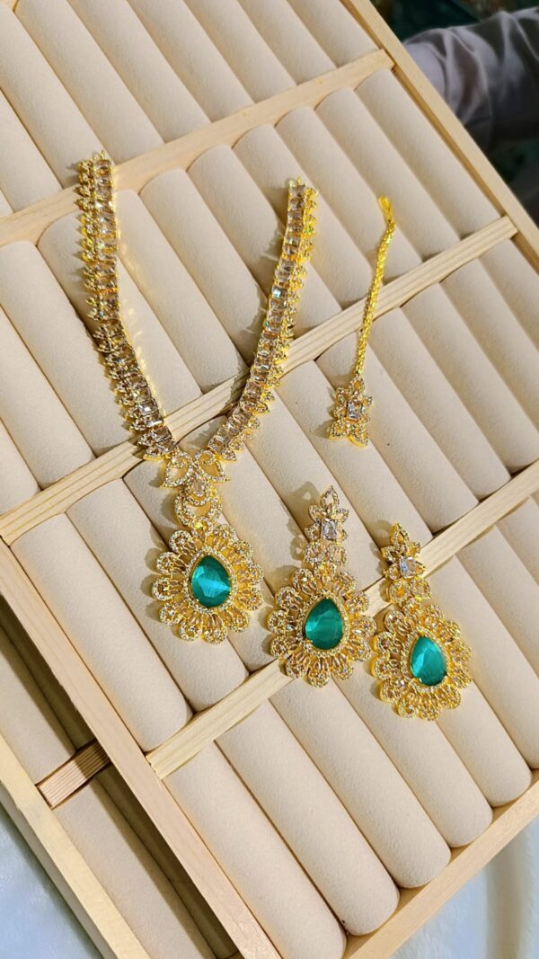 WhatsApp Image 2025-09-20 at 18.18.38_72b15cf5 Elegant Gold-Plated Pink Stone Necklace Set with Earrings & Pendant