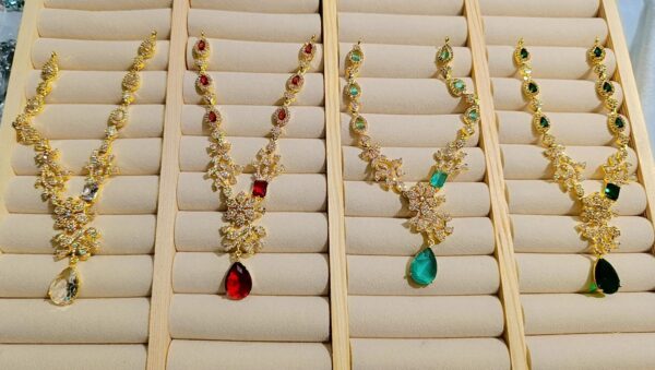 WhatsApp Image 2025-09-20 at 18.18.45_4effdf61 Elegant Gold-Plated Pink Stone Necklace Set with Earrings & Pendant