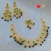 WhatsApp Image 2025-09-23 at 10.58.39_beb2dfe7 Elegant Gold-Plated Pink Stone Necklace Set with Earrings & Pendant