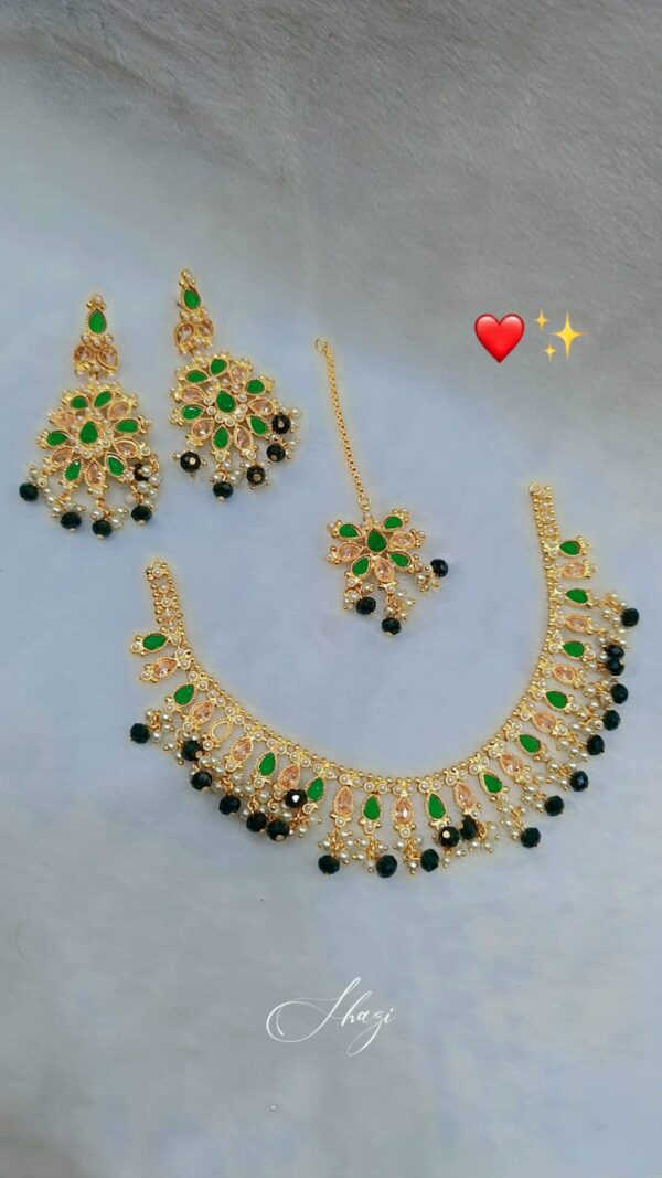 WhatsApp Image 2025-09-23 at 10.58.39_beb2dfe7 Elegant Gold-Plated Pink Stone Necklace Set with Earrings & Pendant
