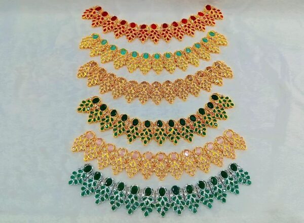 WhatsApp Image 2025-09-23 at 10.58.40_cc31afc1 Elegant Gold-Plated Pink Stone Necklace Set with Earrings & Pendant